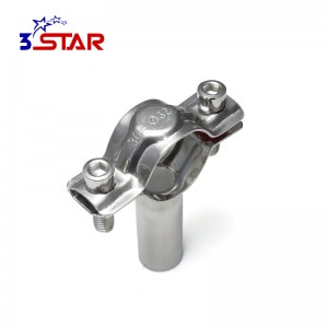 Braket Penjepit Pipa Tetap Baja Tahan Karat