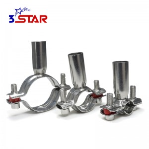 Braket Penjepit Pipa Tetap Baja Tahan Karat